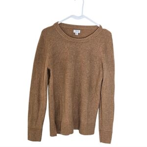 J. Crew Womens  Cotton-Wool Crewneck Teddie Sweater Size M